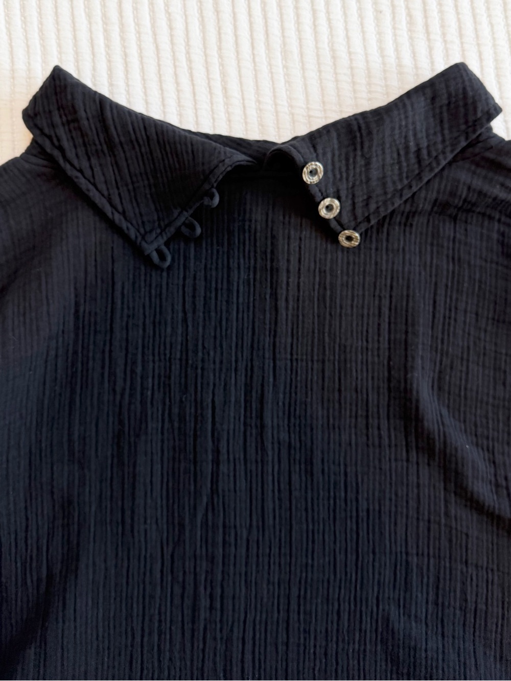 Mao Mam by Pure Fit Cowl Neck Pullover Cotton Gauze Lagenlook Top with Pockets - Picture 7 of 7